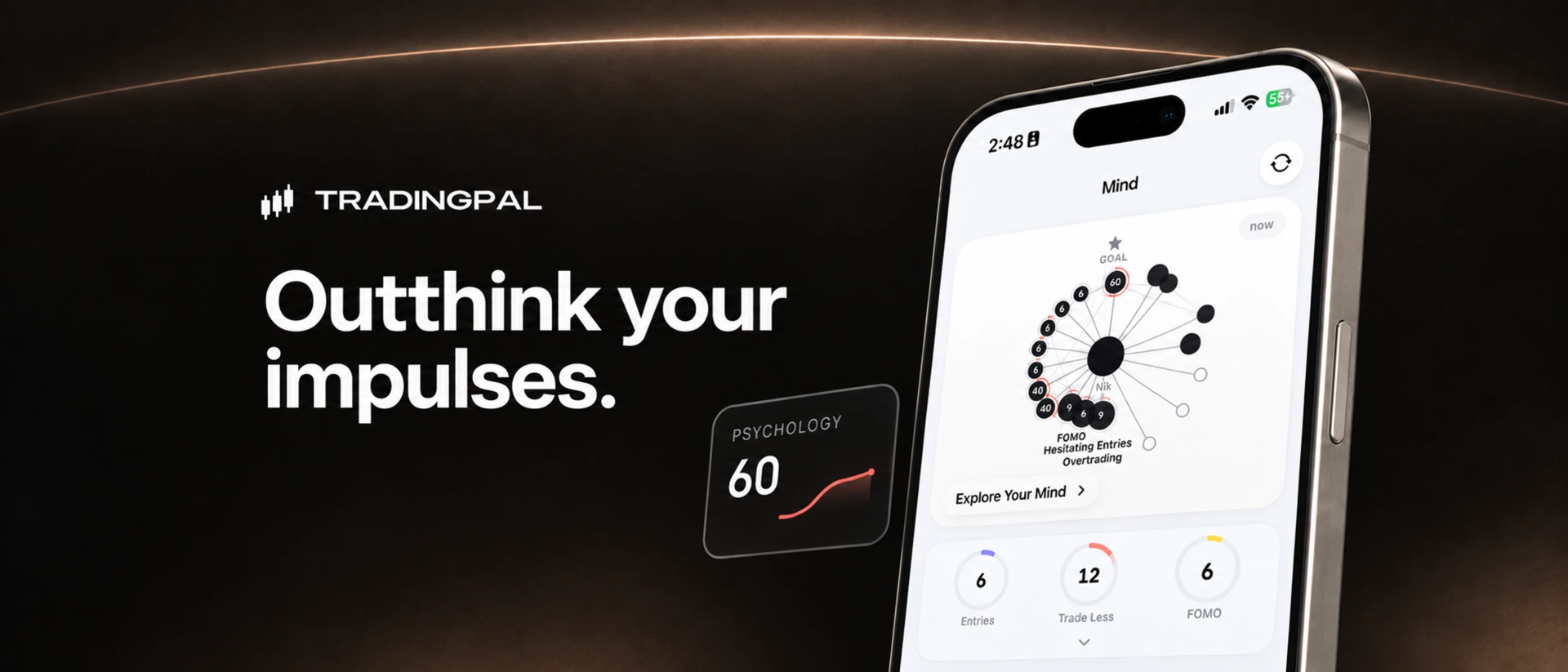 TradingPal product page header