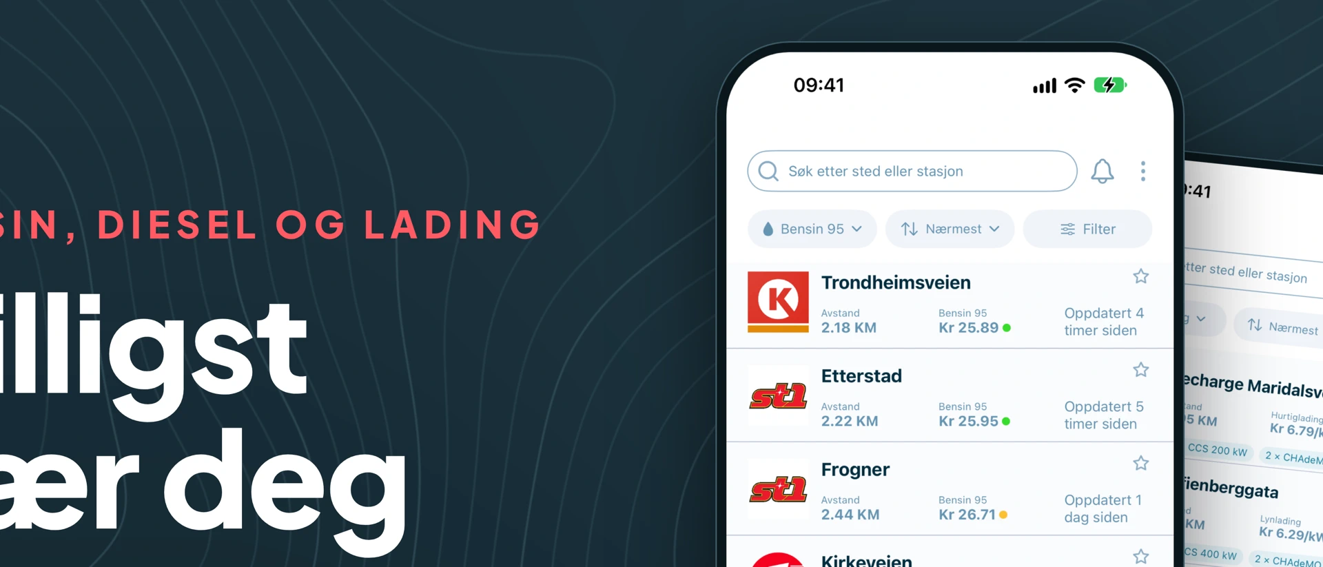 BensinPris product page header