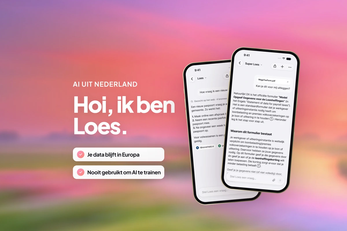 Loes: de Nederlandse AI chat search result