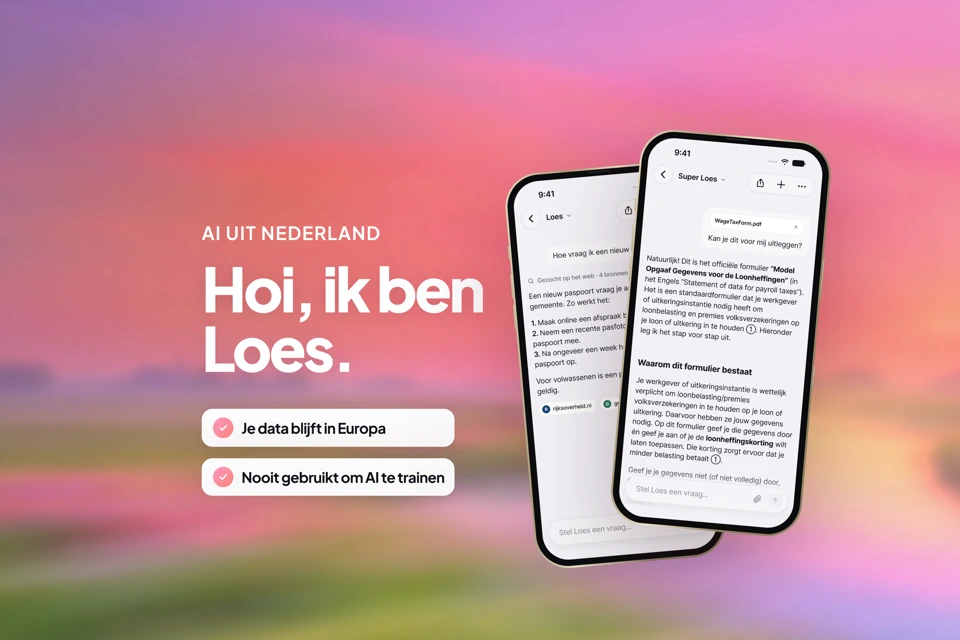 Loes: de Nederlandse AI chat App Store search result