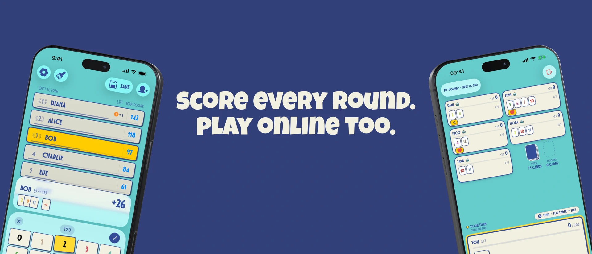 Flip & Score: Score Keeper product page header