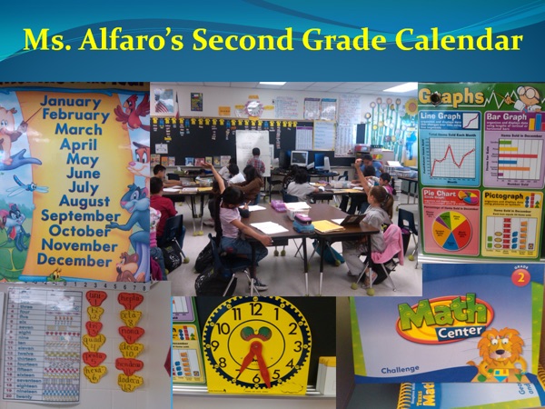 Second Grade Calendar cover