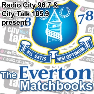 The Everton Matchbooks cover