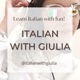 LIVELLO A - LEARN ITALIAN – BEGINNER - @italianwithgiulia podcast – LA SCUOLA - word list – mercoledì 19/10/2022