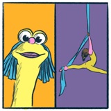 Puppets vs. Acrobatics: a creative debate