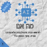 בונוס - מה אם לא תהיה אינטליגנציה מלאכותית? אסף הנעמן הלל