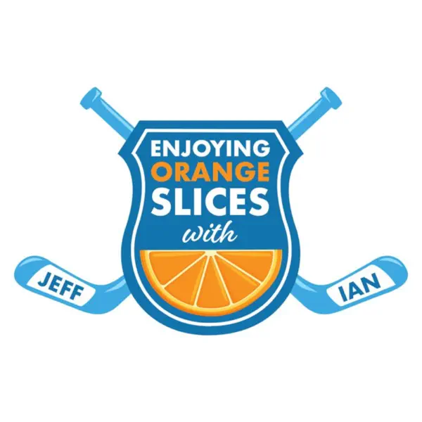 Enjoying Orange Slices with Jeff & Ian