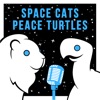 Space Cats Peace Turtles artwork