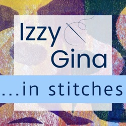 Izzy & Gina in stitches