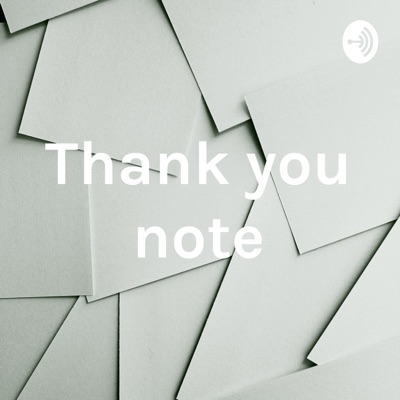 Thank you note