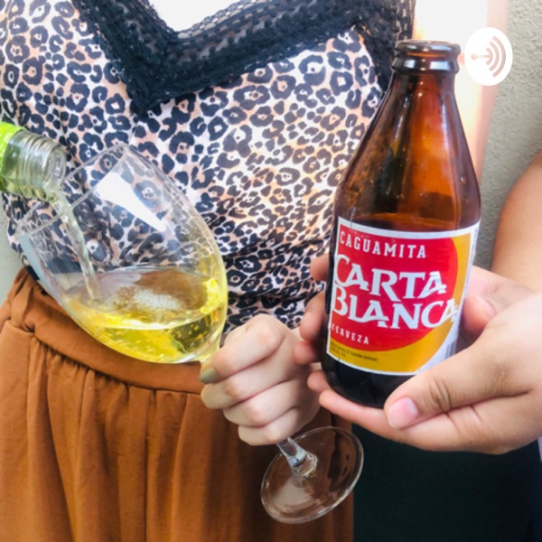Caguamita y copita de vino
