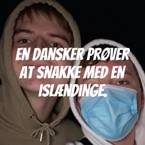 En dansker prøver at snakke med en islændinge.