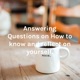 Answering Questions on How to know and reflect on yourself.