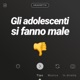 Gli adolescenti si fanno male