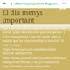 El Día Menos Importante