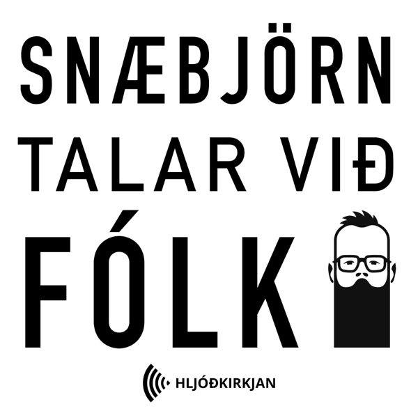 Snæbjörn talar við fólk