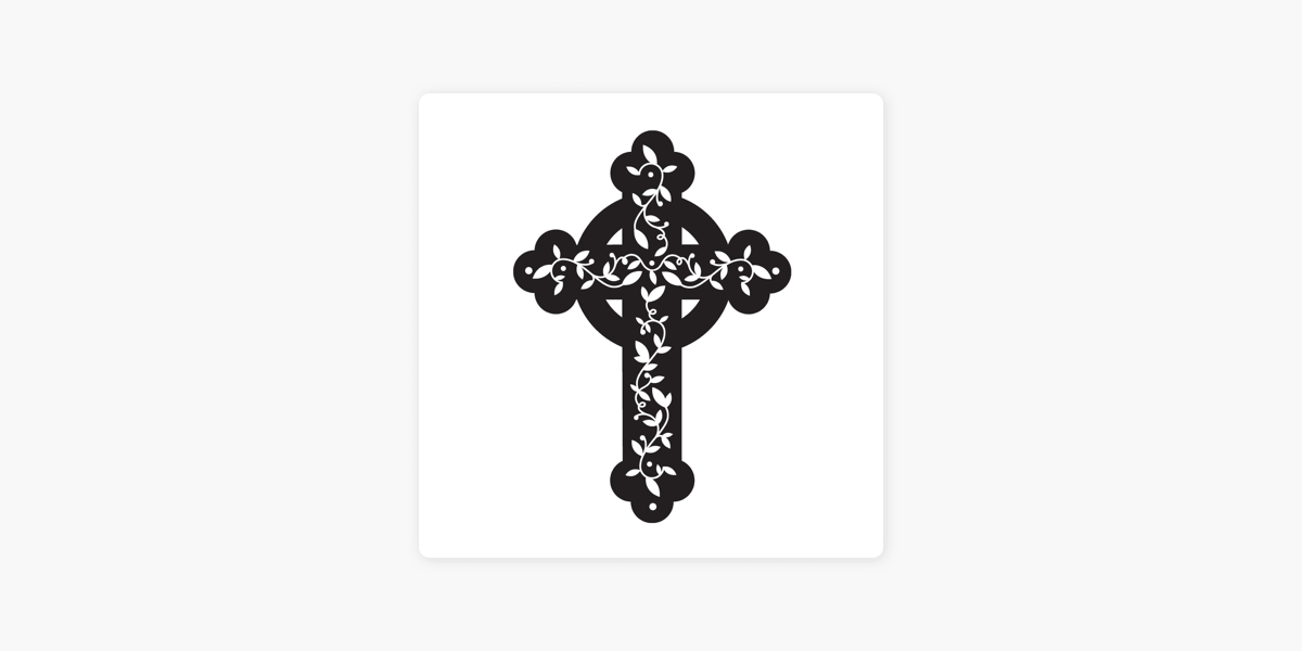 fancy cross silhouette