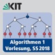 Algorithmen 1, SS2018, Vorlesung