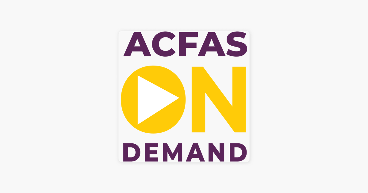 ‎ACFAS On Demand 24PC383 The Supramalleolar Osteotomy How and When