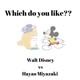 Walt Disney vs Hayao Miyazaki