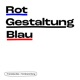 Rot Gestaltung Blau