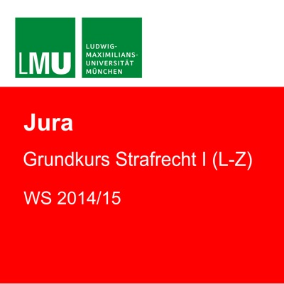 LMU Grundkurs Strafrecht I (L-Z) WS 2014/15:Prof. Dr. jur. Helmut Satzger