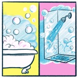 Baths vs. Showers: A bubbly debate