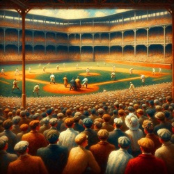 1937 Baseball World Series  Game 5 - Yankees at Giants