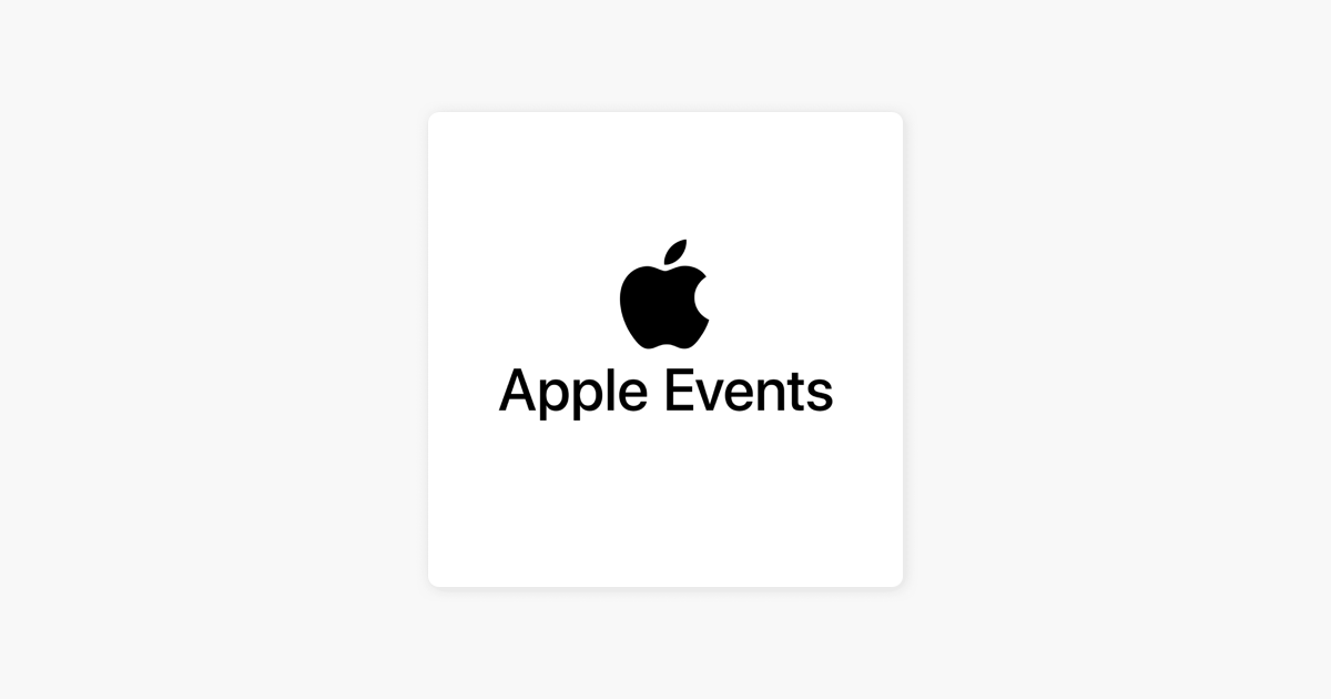 Apple Events (Audio) Trên Apple Podcast