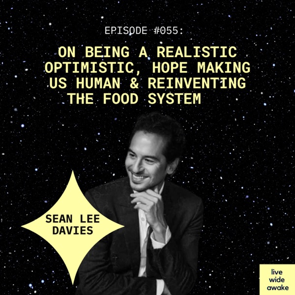 #055 Sean Lee Davies: on being a realistic optimistic, hope making us human & reinventing the food system photo