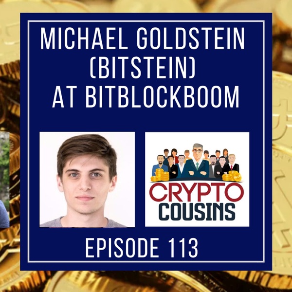 Michael Goldstein (Bitstein) at BitBlockBoom 2019 photo