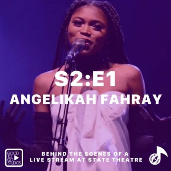 S2:E1 Behind the scenes of a live stream with artist Angelikah Fahray photo