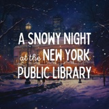 A Snowy Night at the New York Public Library