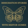 Immigration Stories with Nestor Gomez artwork