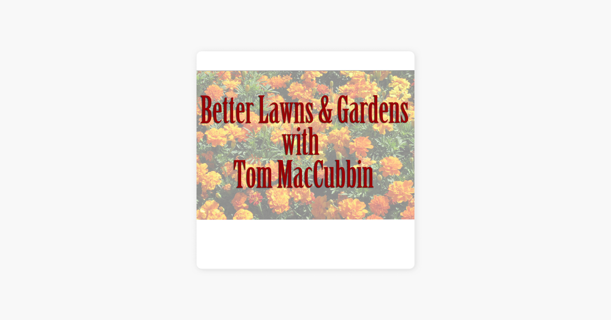 Better Lawns Gardens With Tom Maccubbin On Apple Podcasts