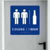 2 dudes 1 beer artwork