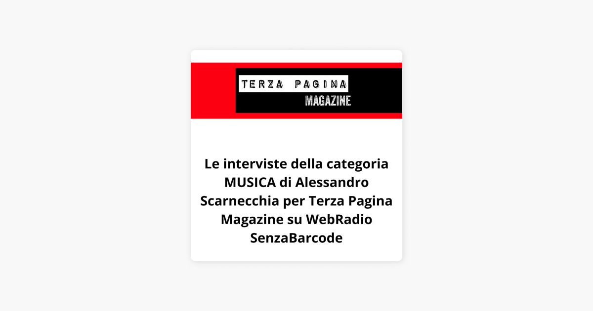 WebRadio SenzaBarcode on Apple Podcasts