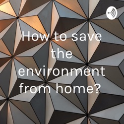 How to save the environment from home? 