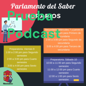 Programación - Parlamento del Saber