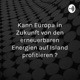 Kann Europa in Zukunft von den erneuerbaren Energien auf Island profitieren ?