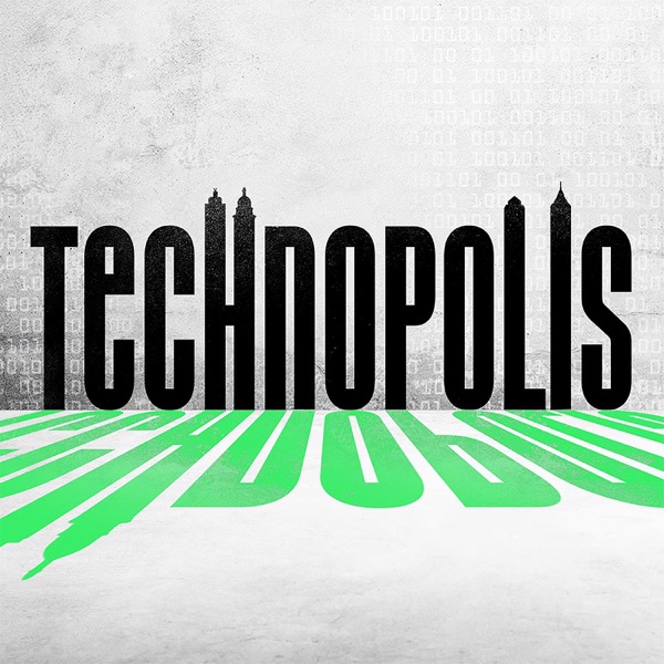 Technopolis blurred backdrop