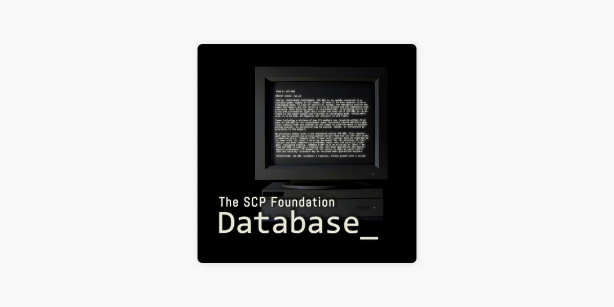 SCP Foundation Audio Archive
