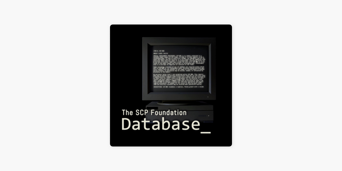 The SCP Foundation Database