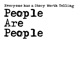 People Are People