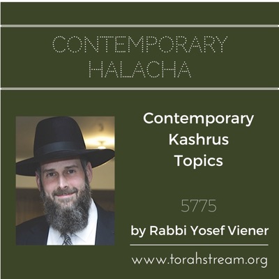 Contemporary Kashrus Topics 5775