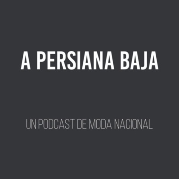 A persiana baja