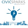 Civic Sparks with Brent Messer artwork