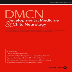 Neonatal well-being and timing of brain injury in persons with CP | Susan Reid | DMCN