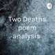 Two Deaths poem analysis 