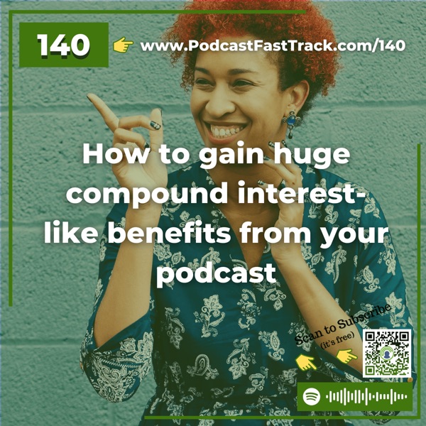 How to gain huge compound interest-like benefits from your podcast photo